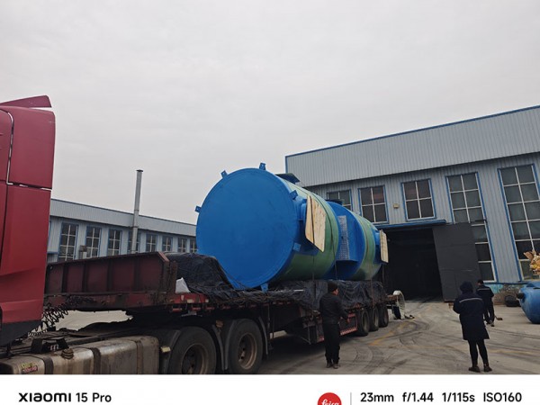 一体化提升泵站  雨水提升泵站 污水提升泵站 玻璃钢预制泵站