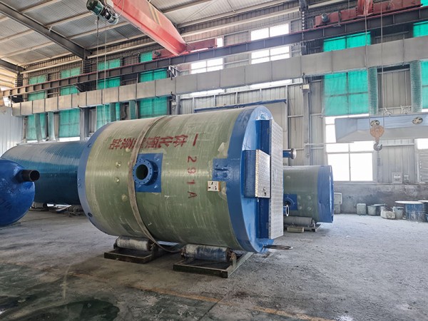 一体化提升泵站  雨水提升泵站 污水提升泵站 玻璃钢预制泵站