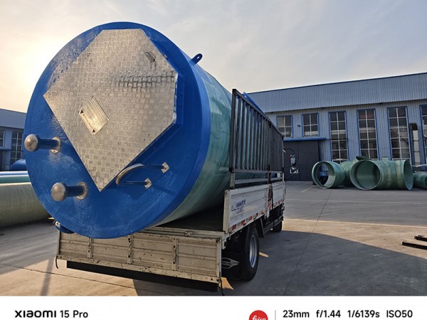 一体化提升泵站  雨水提升泵站 污水提升泵站 玻璃钢预制泵站