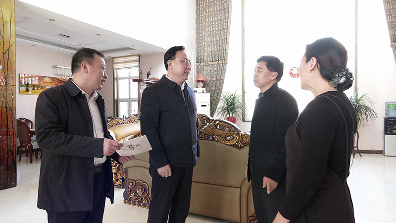 枣强县领导开展走访慰问规模以上企业活动