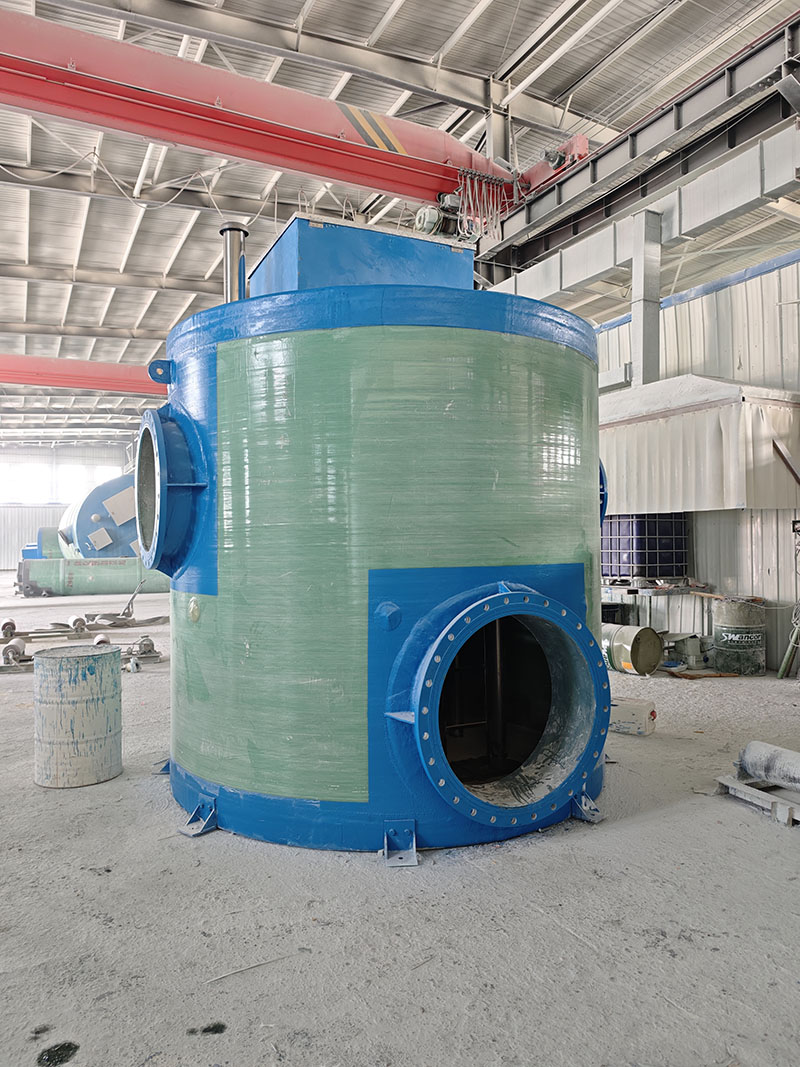 一体化提升泵站  雨水提升泵站 污水提升泵站 玻璃钢预制泵站