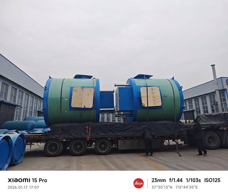 一体化提升泵站  雨水提升泵站 污水提升泵站 玻璃钢预制泵站