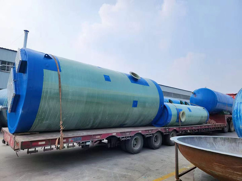 一体化提升泵站  雨水提升泵站 污水提升泵站 玻璃钢预制泵站