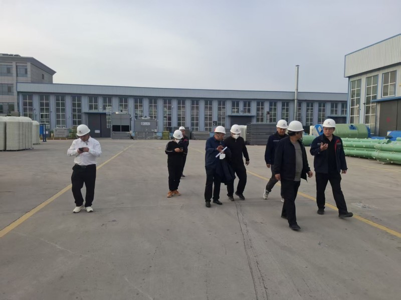 湖北交通投资集团有限公司-考察团一行莅临河北盛宝环保设备有限公司参观考察